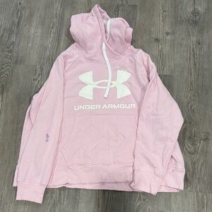 Under Armour Light Pink Pullover Hoodie